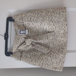 RW&Co. Gold shimmer skirt, size 10